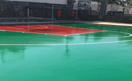 毕节篮球场翻新地面